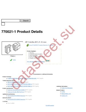 770021-1 datasheet  